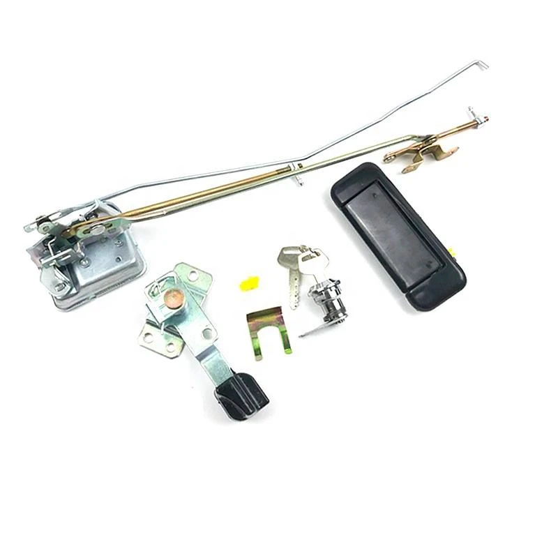

For KOMATSU PC120-7/200-7/300-7/360-7 Excavator cab door lock assembly inside and outside handle lock block lock cylinder key
