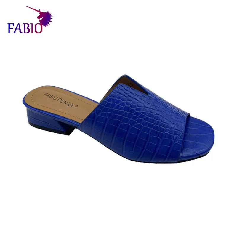 African Mom 2025 Popular Fashion exquisite carp print women mid-heel slippers Casual holiday women slippers Summer women Shoes image 4