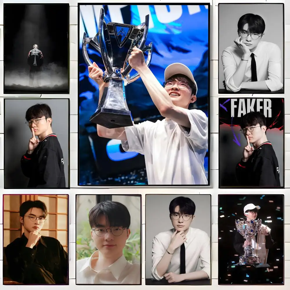 Pro Gamer F-Faker Poster Wall Art Print Decorative Mural Home Decor Gift Unframed