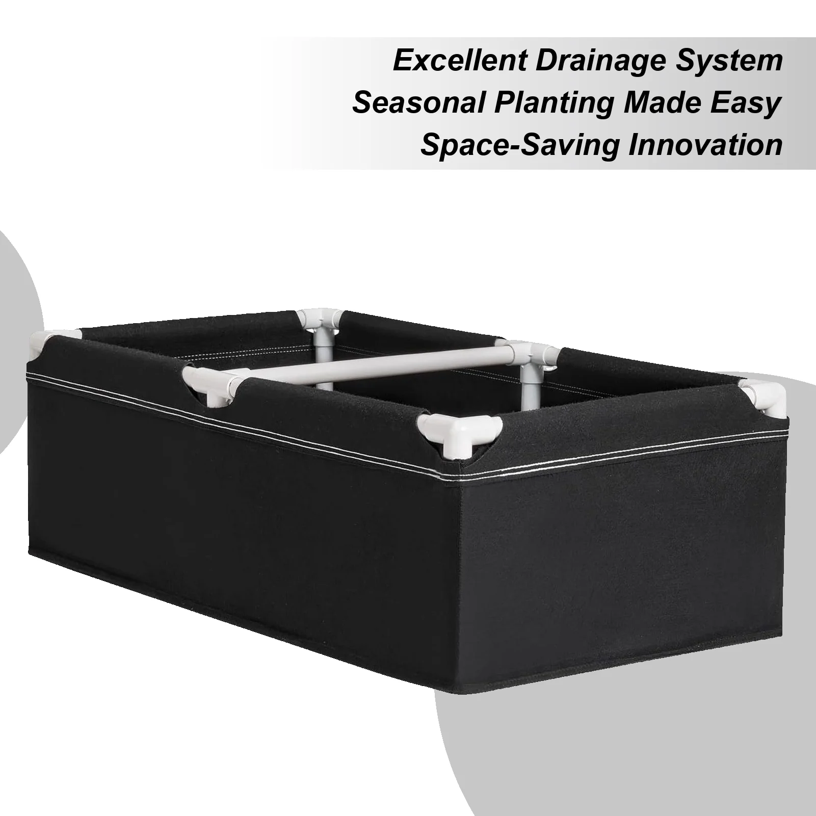 

Fabric Garden Plant Bed Rectangular Planting Pot Nursery Bag Raised Garden Grow Bed With Frame For Vegetable Strawberries