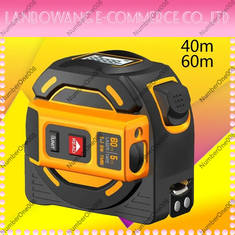 40M 60M High Precision Laser Distance Meter Portable Electronic Measuring Tape Rangefinder
