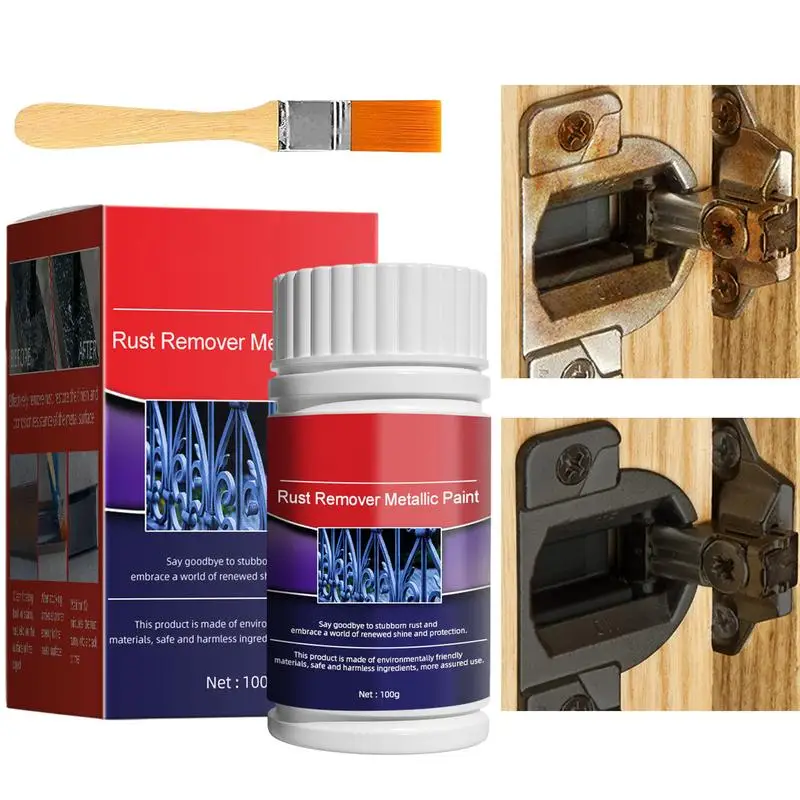 

Rust Converter Metal Rust Remover Renovator Paint With Brush Rust Renovator Metal Surfaces Rust Removal Primer Safe For