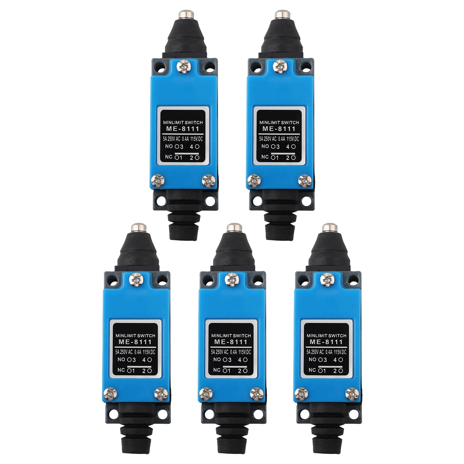 

5pcs Limit Switch Momentary Switch Automatic Control 98 28 5 28 5 Mm single Aluminium Alloy Structure Double Spring Mechanism