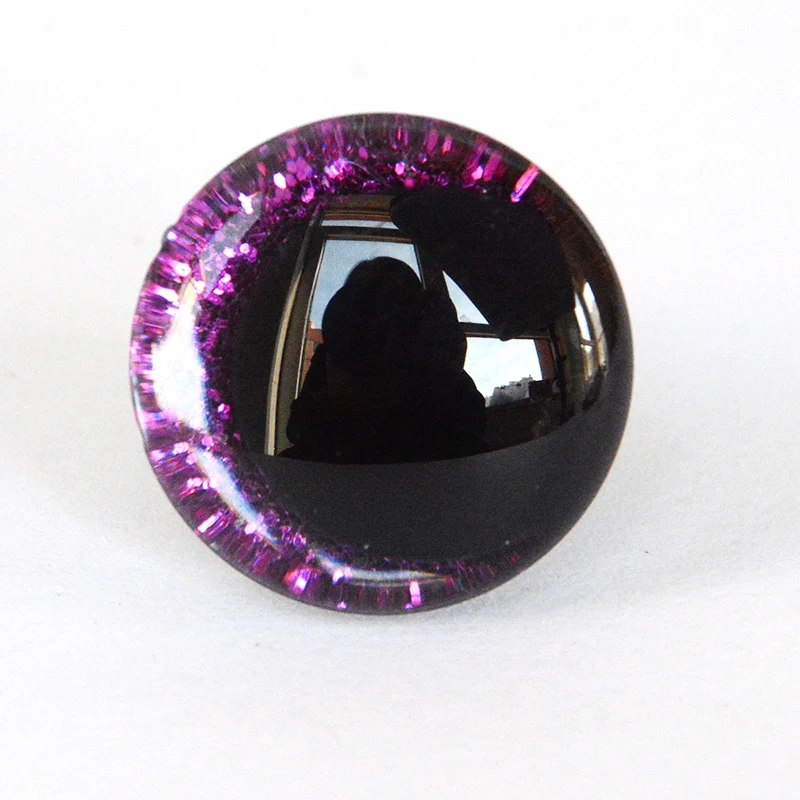 Glitter veiligheidsogen 12-30 mm 3D veiligheidsogen voor Amigurumi Glitter oog voor knuffels Veiligheidsogen haak voor doe-het-zelf van marionet
