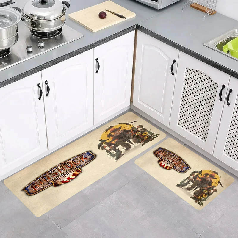 Rugs Game B-BioshockS Foot Mat Carpet Entrance of House Living Room Home Balcony Kitchen Rug Carpets Doormat Door Mats Bathroom