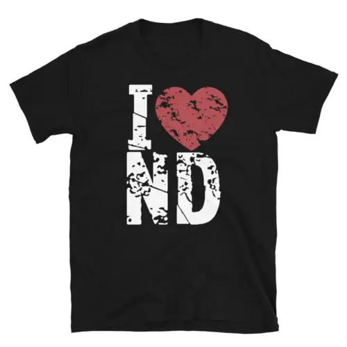 I Love ND State Of North Dakota Design Unisex T-Shirt