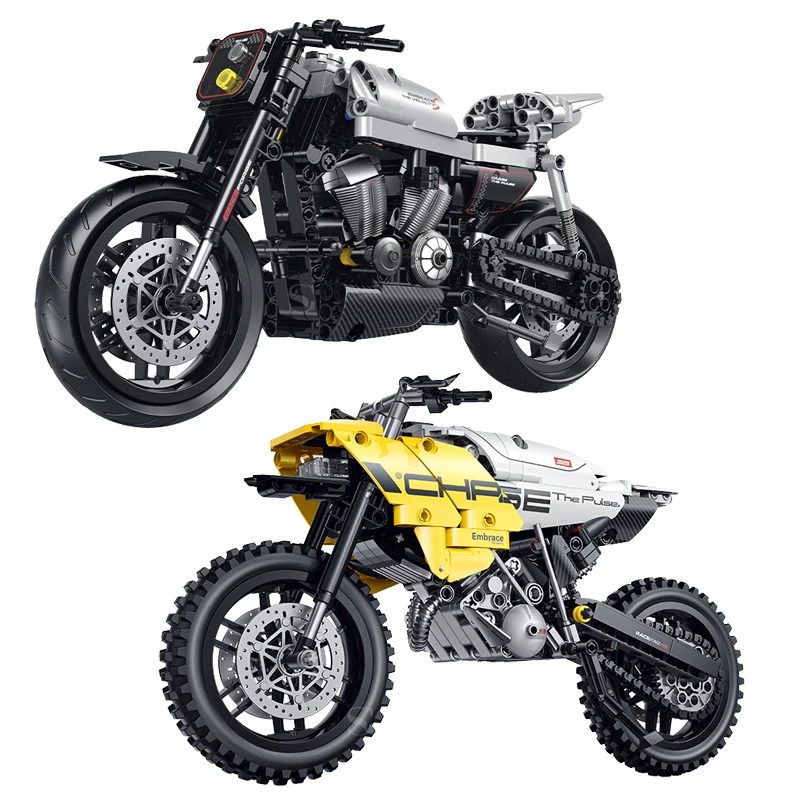 

В НАЛИЧИИ MOC Технический мотоцикл G450X XR1200, строительные блоки, кирпичи, сборка моделей, игрушки для детей, подарочный набор на день рождения