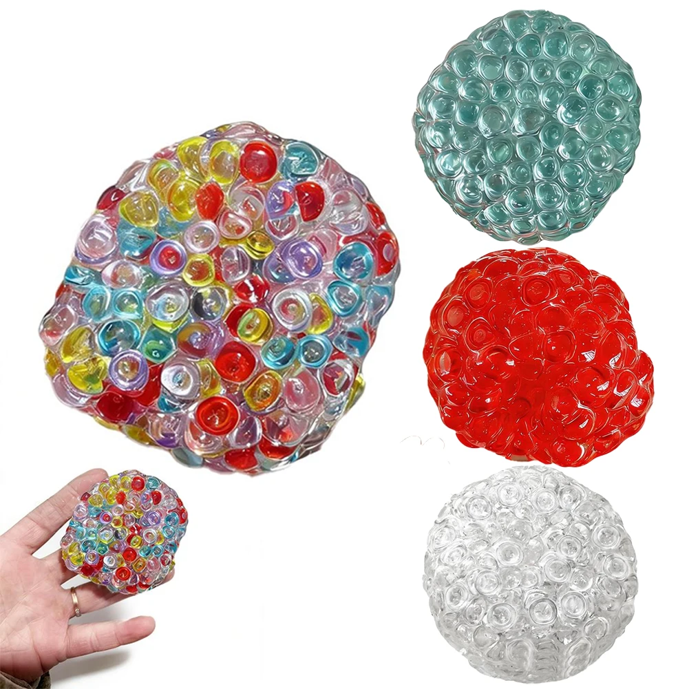 Bolas Blandas de Hielo, Juguete Antiestrés, Juguete Sensorial Mochi Súper Suave con Textura de Rebote Lento para Niños y Adultos, para Aliviar la Ansiedad y Relajarse