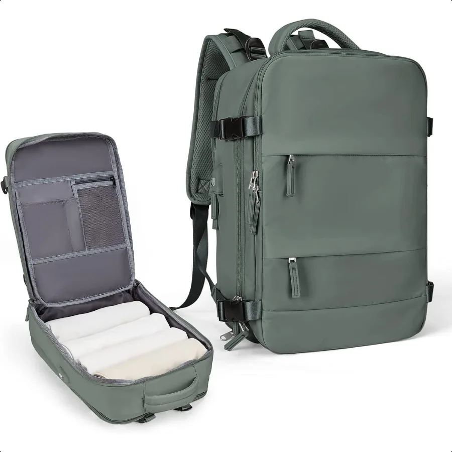 

Travel Backpack For Women MenCarry On Backpack Hiking Backpack Waterproof Outdoor Sports Rucksack Casual Daypack Travel entials