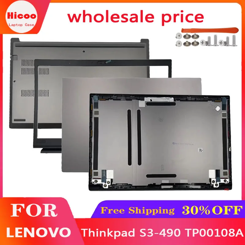 

For Lenovo Thinkpad S3-490 TP00108A E490S Laptop Replacement LCD Back Cover/Front Frame/Bottom Cover