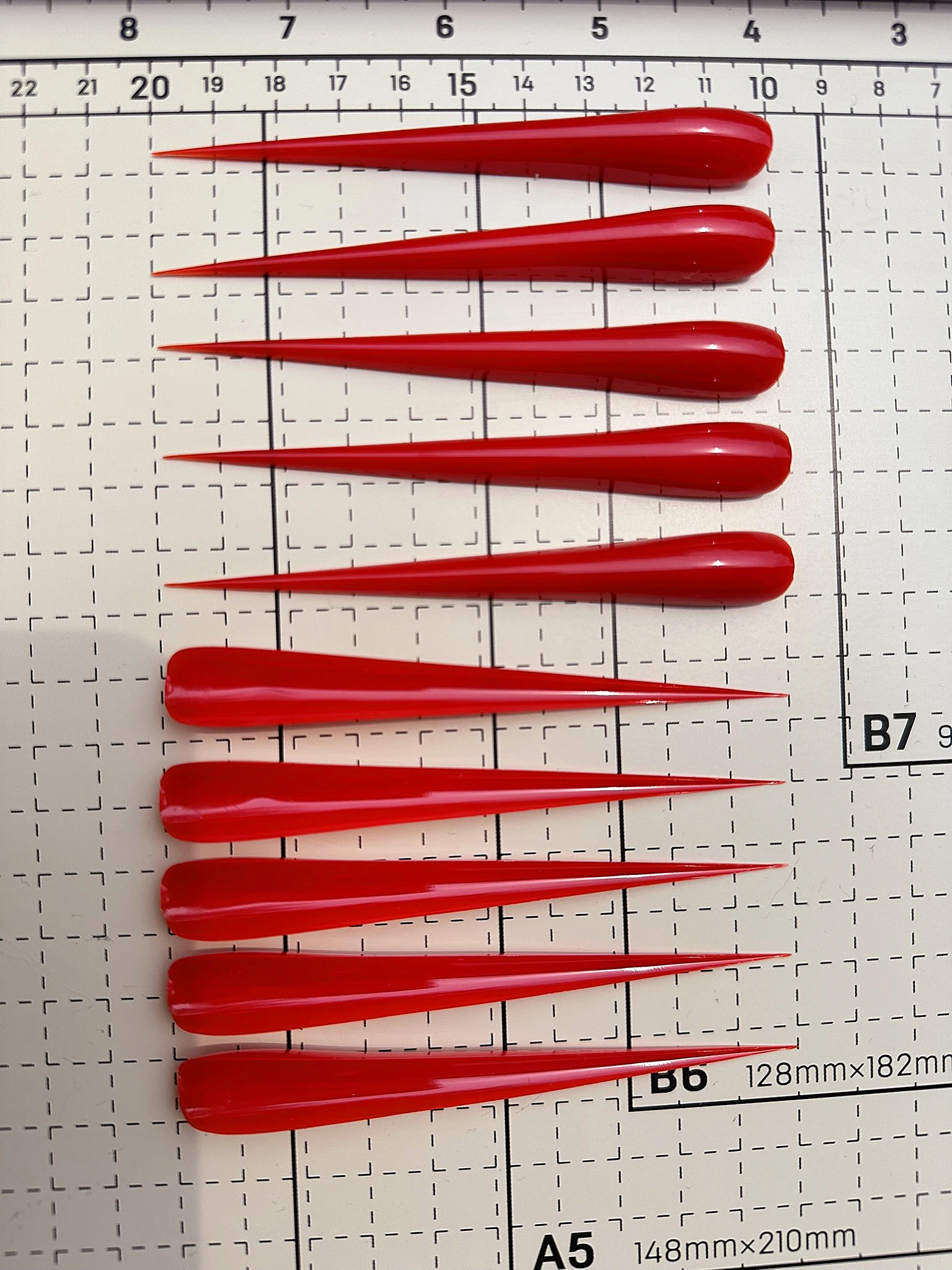 70CM RED Long Leather GLOVES 10CM Long NAILS DIY Faux PU Shoulder Length Super Thin Elastic Evening Fashion Cosplay Costume