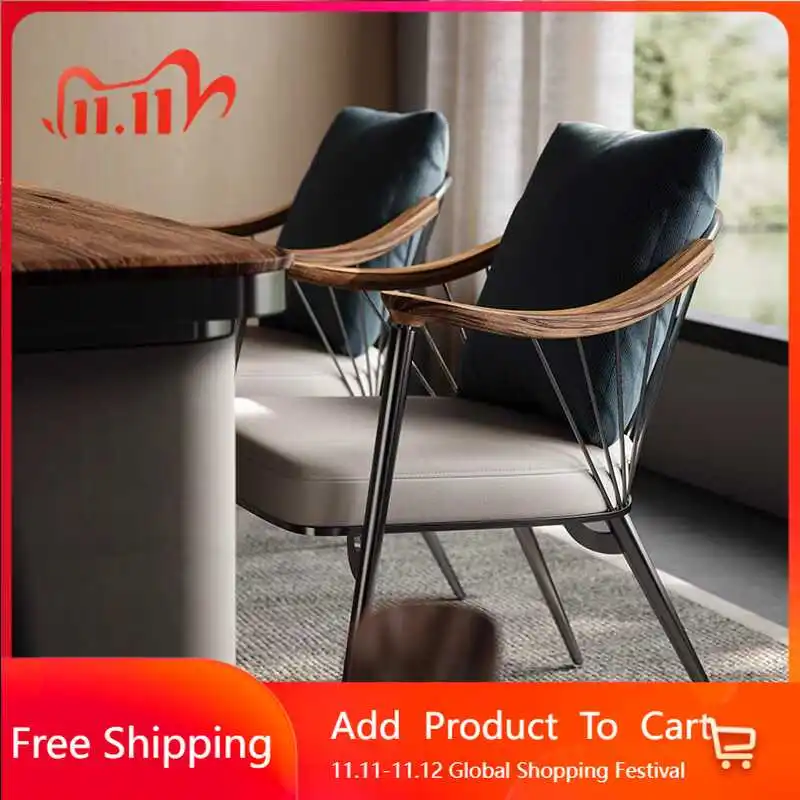 

Arm Living Room Chairs Fashion Minimalist Unique Ergonomic Aesthetics Chairs Unique Comfortable Muebles Chinese Style Furniture