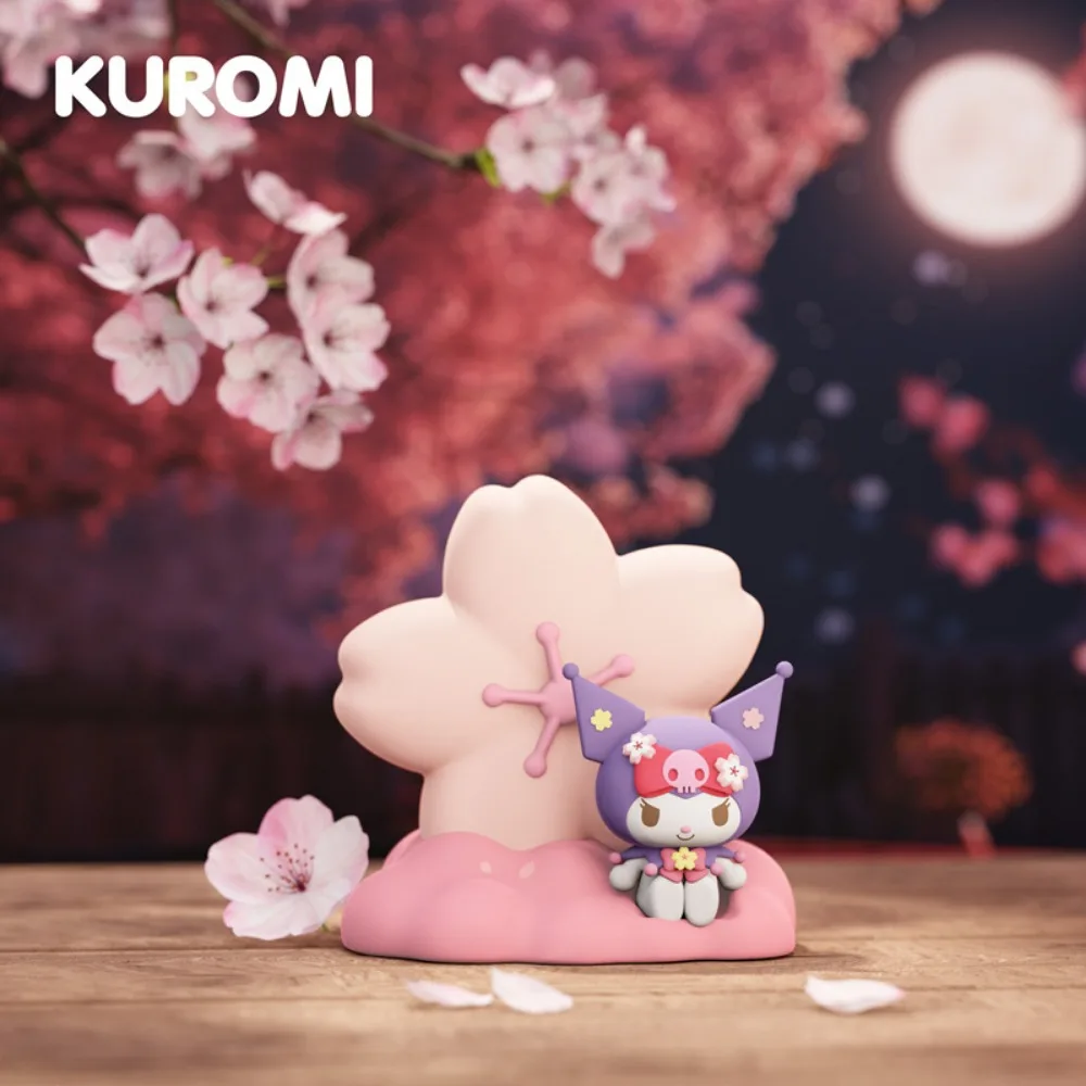 Ornement de veilleuse de la série Sanurgente Sakura, cadeau de lumière de chambre à coucher, Cinnamoroll mignon, Kuromi, préféré des filles, authentique