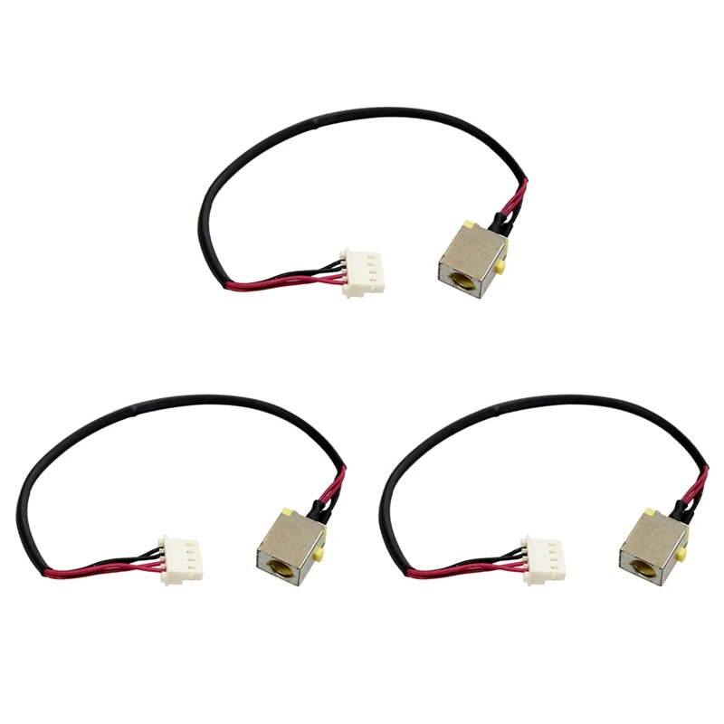 ACER Aspire E5-532 E5-573 V3-574 F5-573, 3X 노트북 전원 잭 케이블 소켓, DD0ZAAAD000 DC 전원 포트 잭