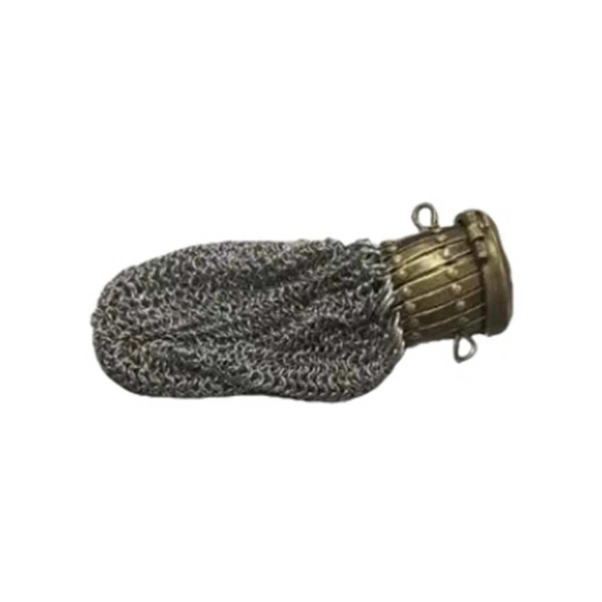 A008 Handmade 1920'S English Coin Purse, Victorian Silver Twist Lid Gate Mesh Purse Victorian Sterling Silver Coin Bag A