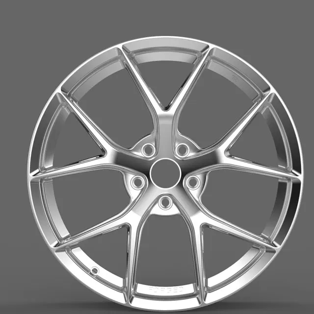 Popular Hot-Sale full size forged  shiny sliver 5x112/114.3/120 Aluminum Car Alloy Wheel Rim for luxury car for bmw m3 m5