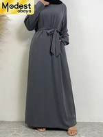 Abaya modeste Ramadan turquie caftan vêtements islamiques musulmans pour femmes Robe Hijab Robe Femme musulmane Caftan Marocain robes 1