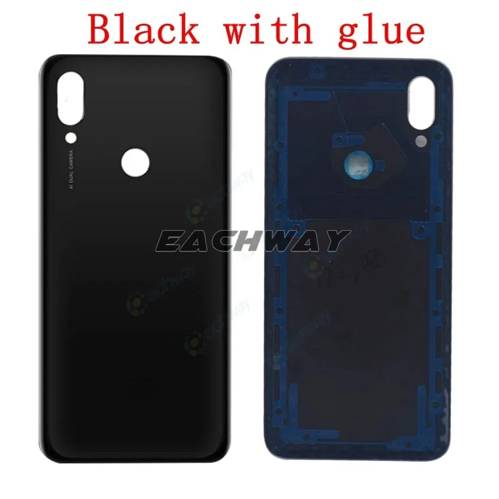 For Xiaomi Redmi Note 7 Battery Cover Back Glass Panel Rear Door Housing Case For Xiaomi Redmi Note 7 For Redmi 7 Battery Cover