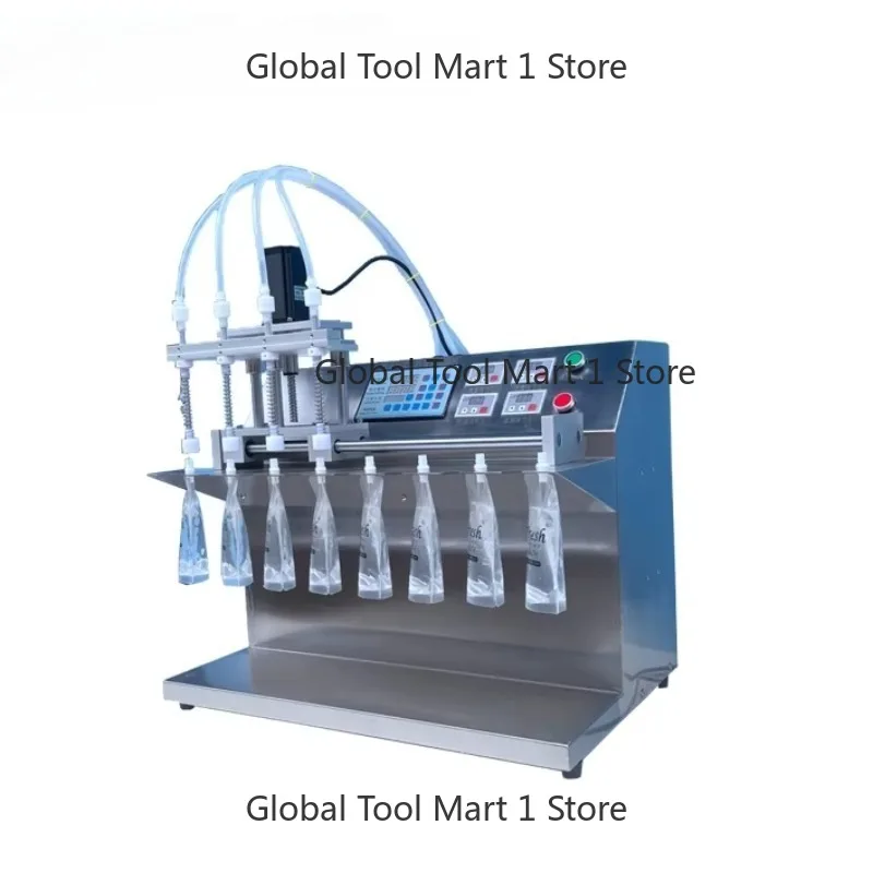 Factory Price Desktop Liquid Filling Machine Stand up Spout Pouch & Milk Bag with Pump & Engine Core Components