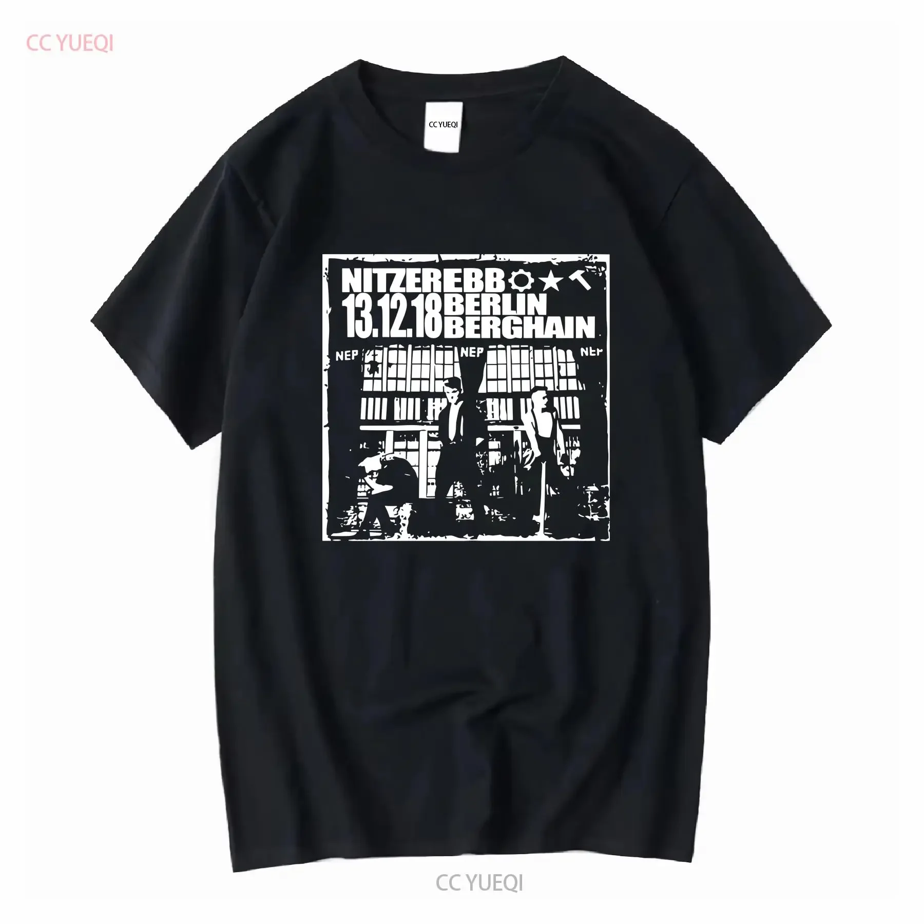 

New Nitzer Ebb Berlin Berghain EBM England Music Classic Premium T shirt S 2XL vintage Washed fashion Comfortable Stylish