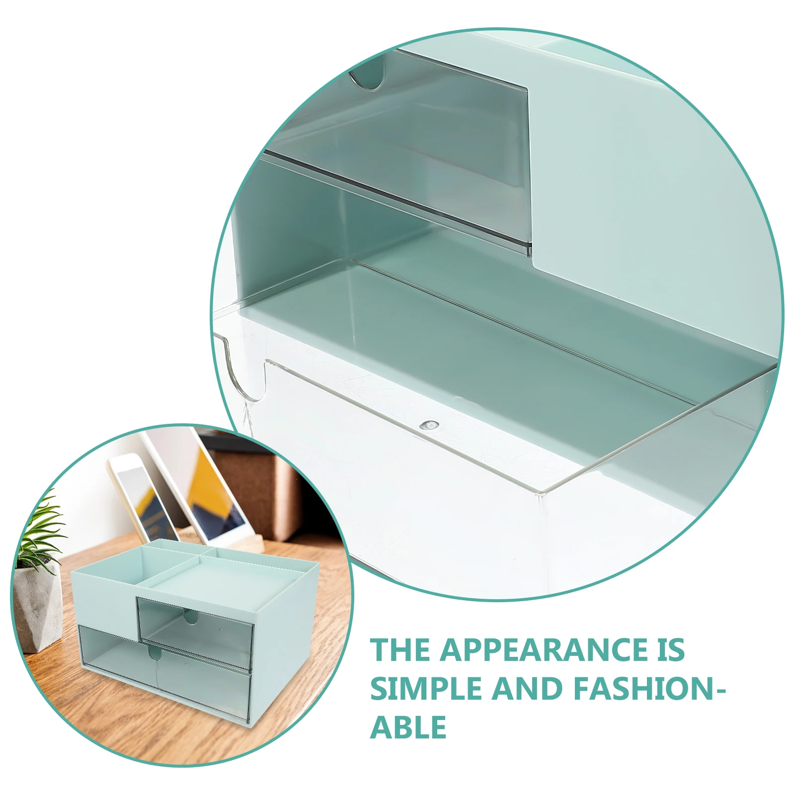 

Stationery Storage Box Organisers School Organizer Office Desktop with Drawers Work