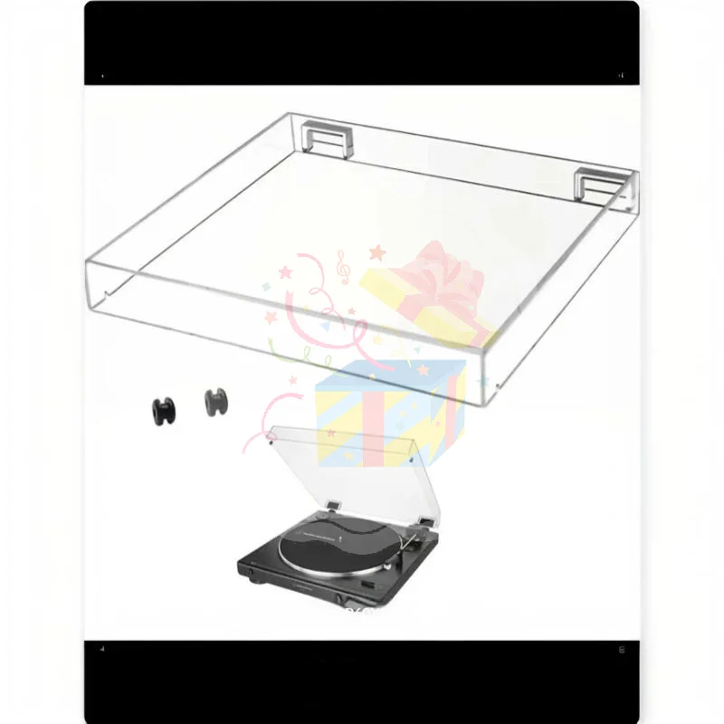 Turntable Dust Cover Sturdy Clear Anti-fingerprint Direct Replace Protection Accessory for LP60 Home Turntable