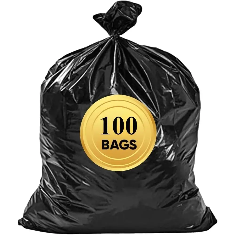 Heavy-Duty 1.9 MIL Garbage Bags - 72 Gallon, Leak-Proof, Industrial Strength for outdoor & Household Use (51x59 inches)