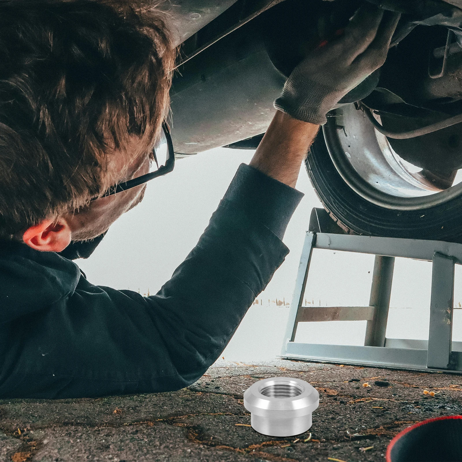 

2pcs Engine Oil Pressure Sensor Adapter Fittings 3/8 NPT Aluminum Female Car Auto Parts Alloy Connect Hardware