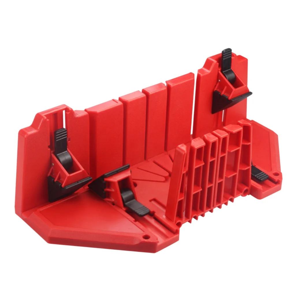 

Коробка торцовочной пилы с зажимом Торцовочная коробка для обрезки углов резки древесины 0/2,5/45/90 градусов Дерево Гипс Косой режущий инструмент для Carpente