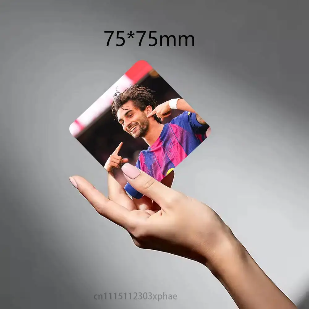 F-Ferran Torres Shark 2026 Personalized Magnetic Durable Plastic Square Picture Surface Fridge Magnets