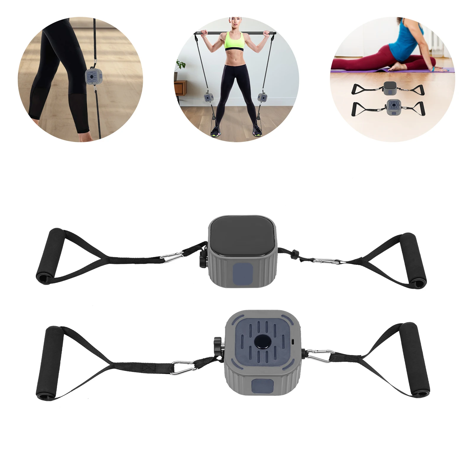 

Набор для тренировок: эспандеры и тренажер для грудных мышц, фитнес-эспандеры с ручками, комплект для домашнего использования и офисов.