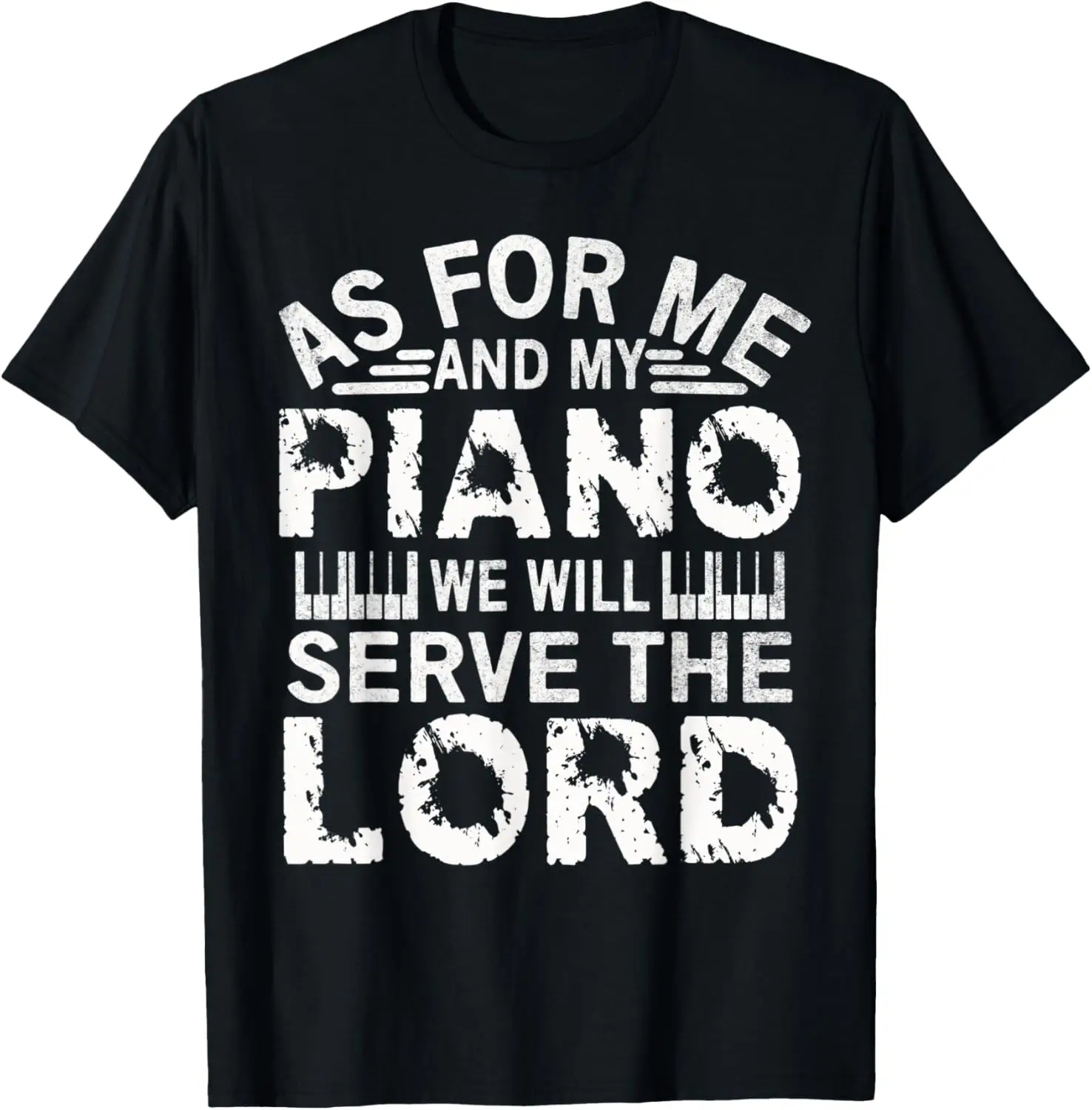 

Рубашка христианского пианиста, подарочная футболка Lord Pianist