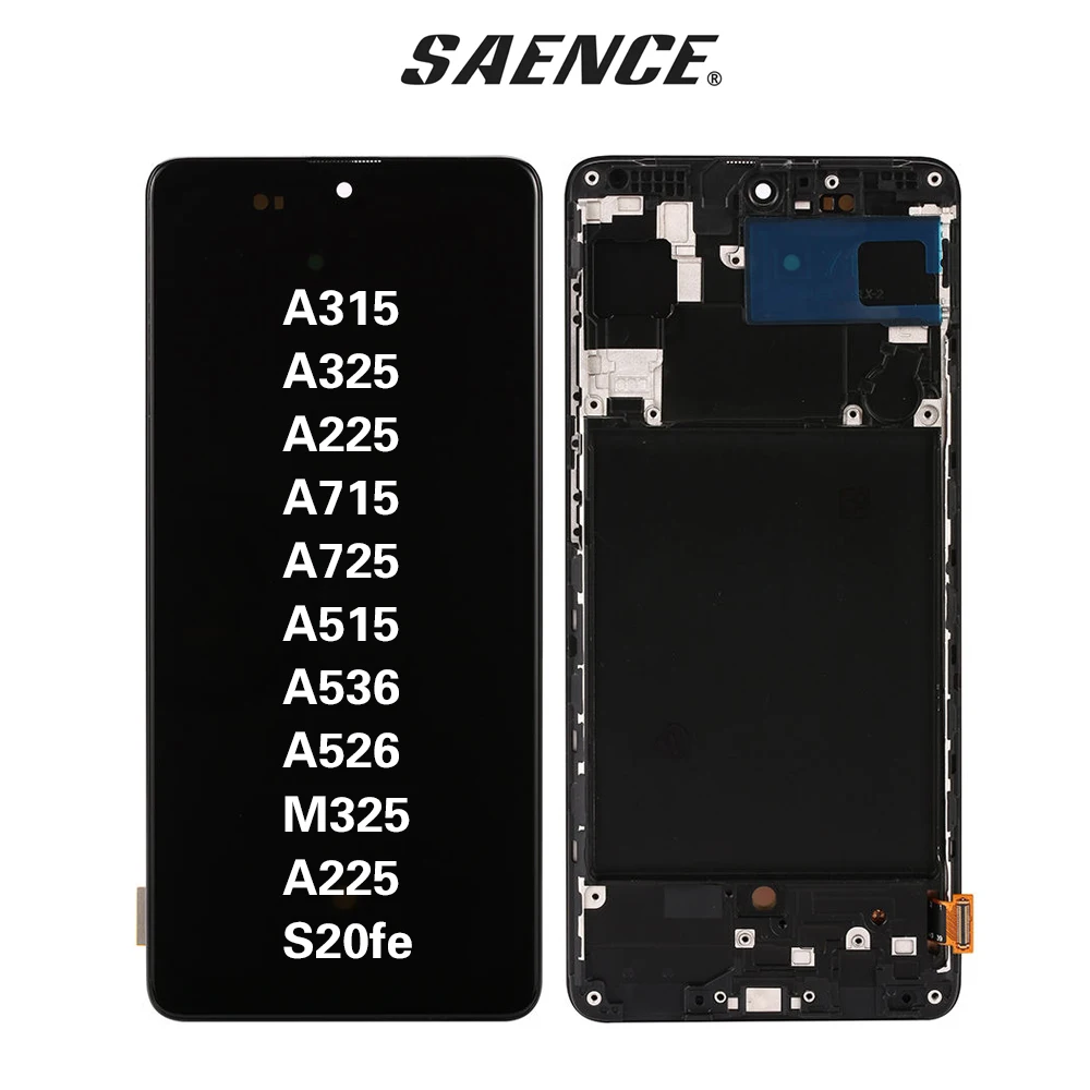 For Samsung AMOLED A20/30 S/50 A605/A6+ A730/A8+ A750/A7 2018 A920 A70/80/90 A710/720 Display Touch Screen Digitizer Replacemen