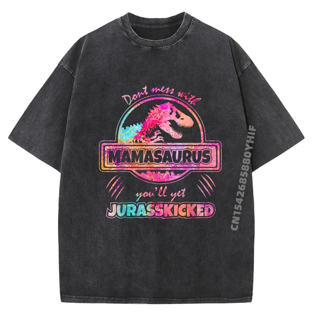 

Не беспорядок с Mamasaurus T Rex Динозавр Мама День матери Рубашки Мужские Новые топы и футболки с рисунком Забавная стираная одежда