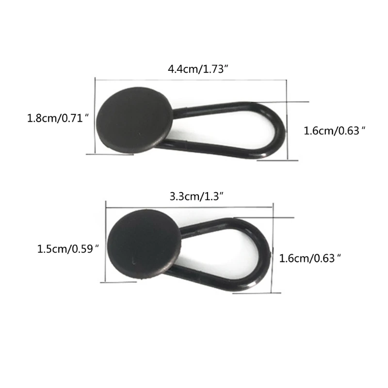 Uso fácil los botones flexibles los extensores cintura los pantalones del botón del ampliador 15/18m m