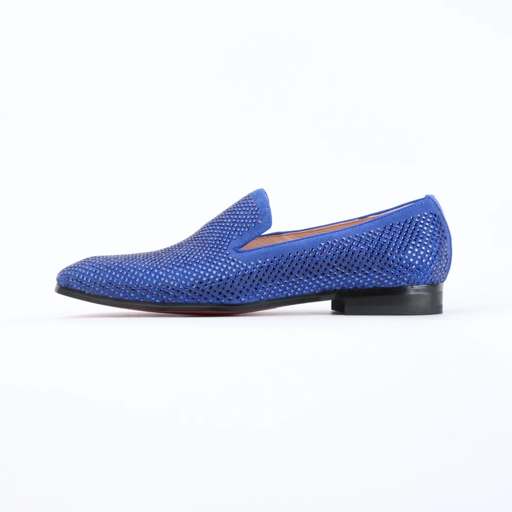 New High-Quality Genuine Cow Leather Fashion Solid Rhinestones Shoes Luxurious Design Hot Sale Men Shoes Business Leather shoes