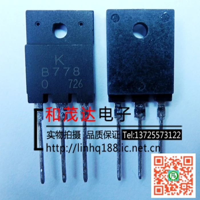 Original New 5PCS/ KTB778 B778 2SB778 TO3PF TO-3PF