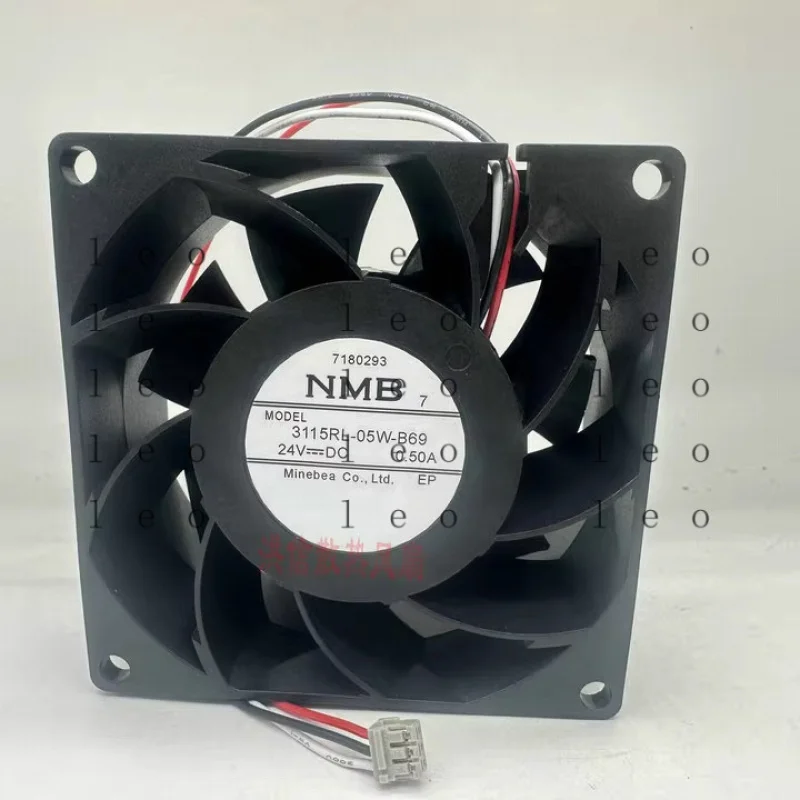 

1 шт. NMB 3115RL-05W-B69 DC24V 0.50A 3-проводной инверторный вентилятор 80*38 мм