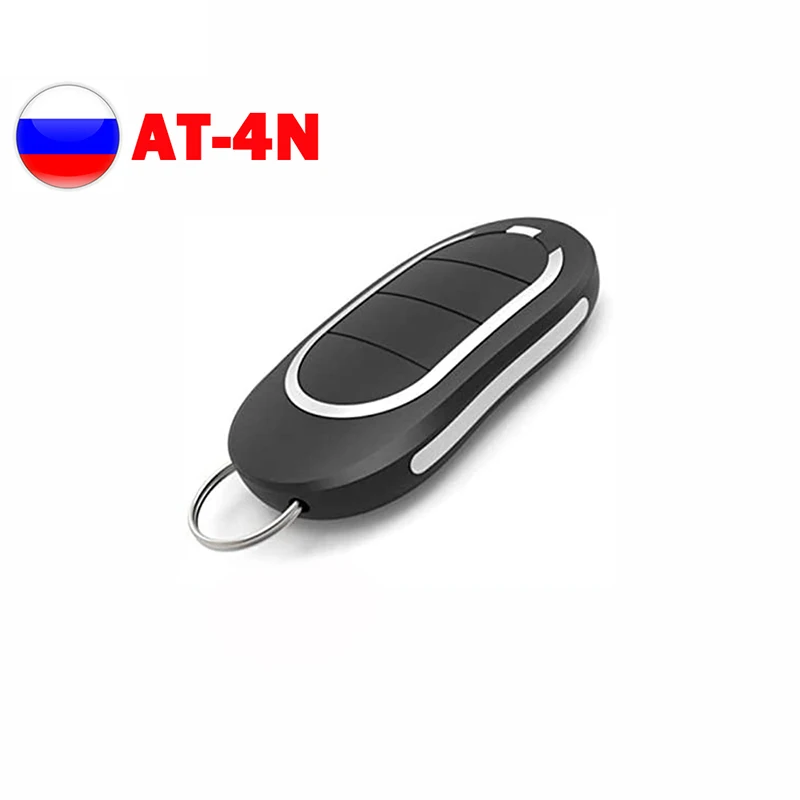 For Garage Alutech At-4n Remote Control for Gate Keychain 433 MHz Rolling Code Automation for Gates Alutech Remote Control