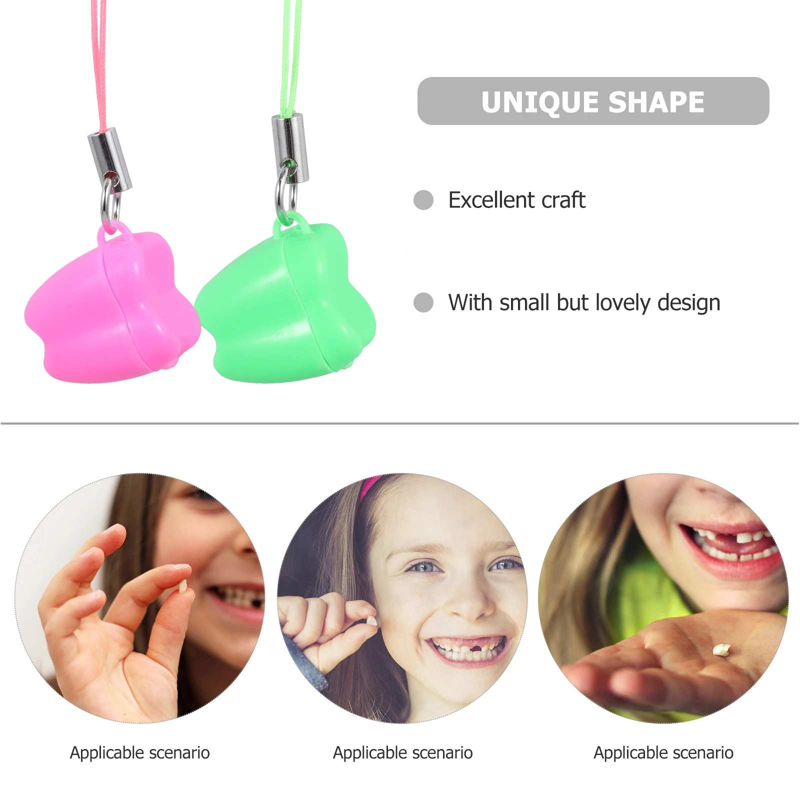 

12pcs Baby Teeth Storage Box Keepsake Container for Deciduous Teeth Lightweight Premium Material Gift Tooth