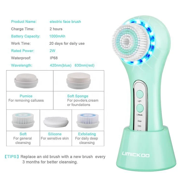 

2020 Popular Home Use Deep Cleansing Instrument Mini Electric Facial Brush Charging Face new brand