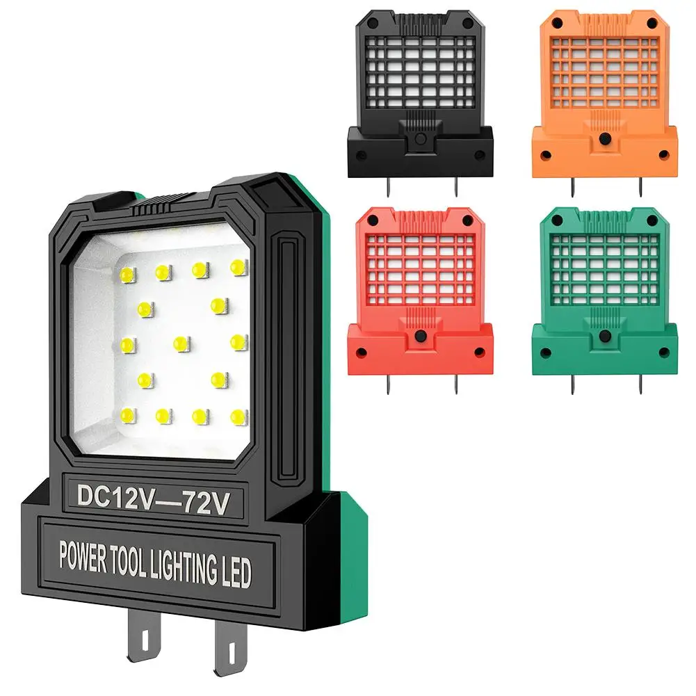 LED Camping Lantern Mini Pocket Work Light Inspection For D.C 12V to 85V Battery LED Working Light Flashlight Camping Light J7W8