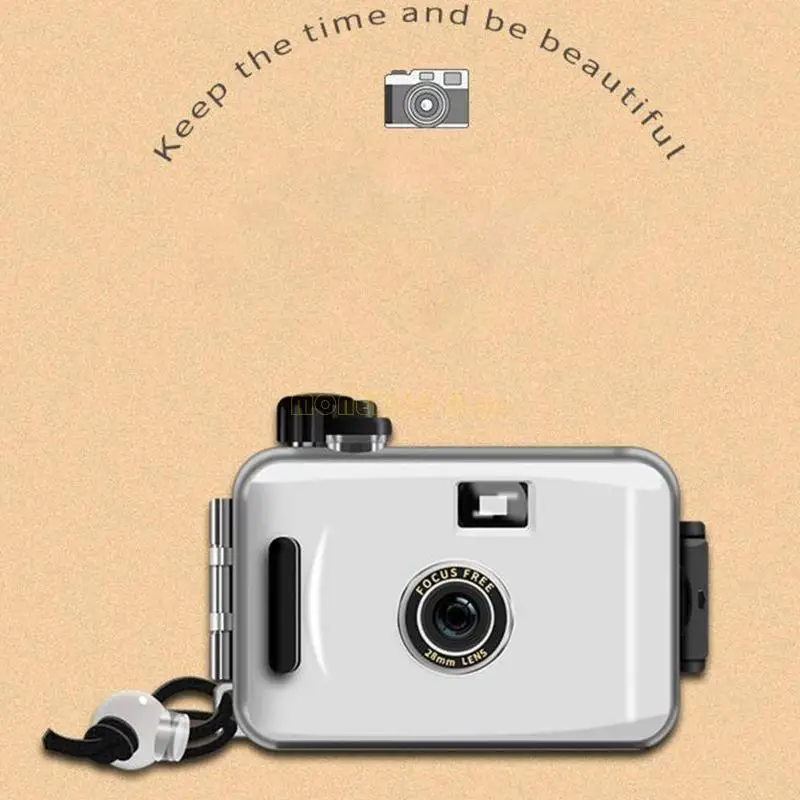 F62C 35mm Retro Film Camera Manual Kids Point-and Camera 3 أمتار مقاومة للماء غير قابلة للتغلب على الكاميرا هدية التخرج