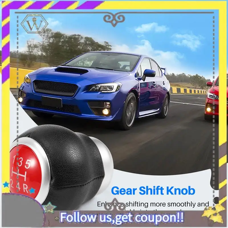 

ABXV-5 Speed Car Manual Transmission Shift Knob Gear Shift Knob For Subaru Impreza WRX STI Outback Forester 2010-2018