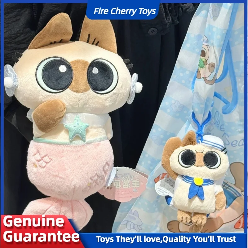 

Oceanic Azuki Сиамский кот Мягкая плюшевая кукла Русалка Подушка Игрушка Deep Sea Adventure Аниме Серия Аниме Периферийные устройства Дети Милый подарок