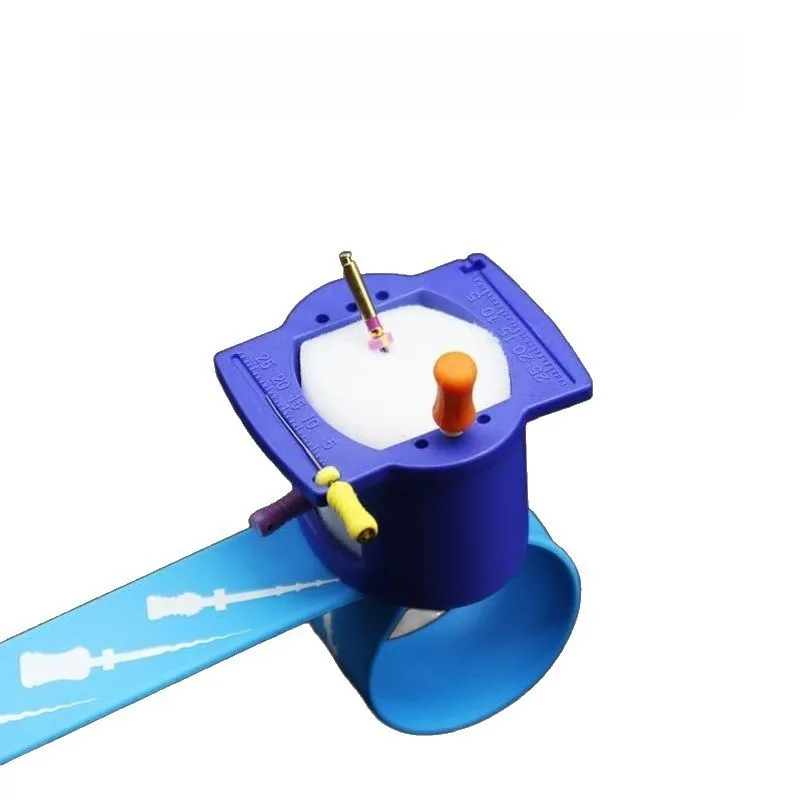 10Pcs Dental Root Canal File Watch Wrist Endo Measuring Block Endodontic File Drill Stand Holder Ruler Autoclavable Scale Sponge