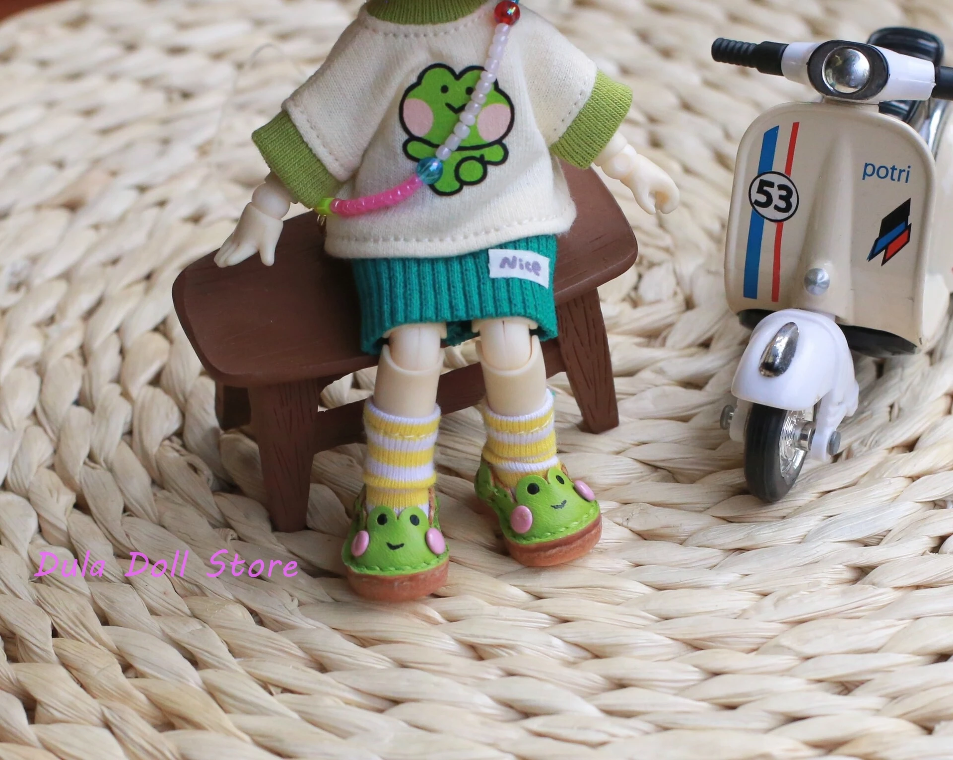 2026 Dula Doll Handmade Zoo animals Leather Shoes for feet 2.0cm ob11 GSC Dolls - Detail 1