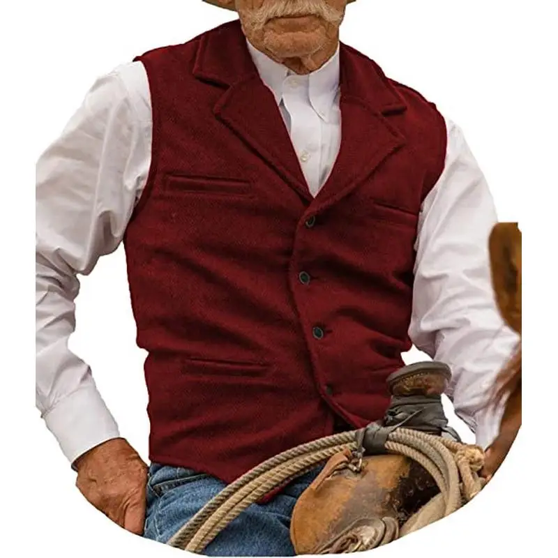 

Мужской кожаный жилет приталенного кроя на одной пуговице, осенне-зимний тюжет, дышащий, влажный, ng Busin, повседневный, обычная длина