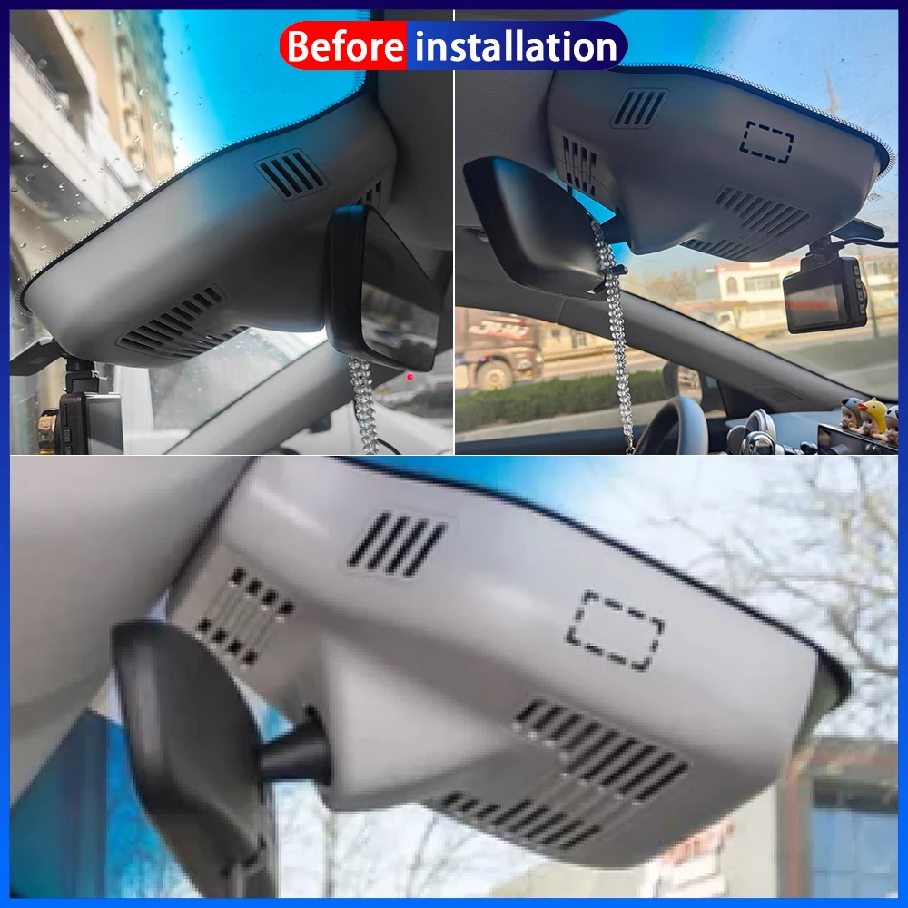 HighCity For Geely Emgrand L Livan S6 Pro 2022 2023 2024 2025 Dash Cam Camera DVR 4K Night Vision Plug And Play Video Recorder