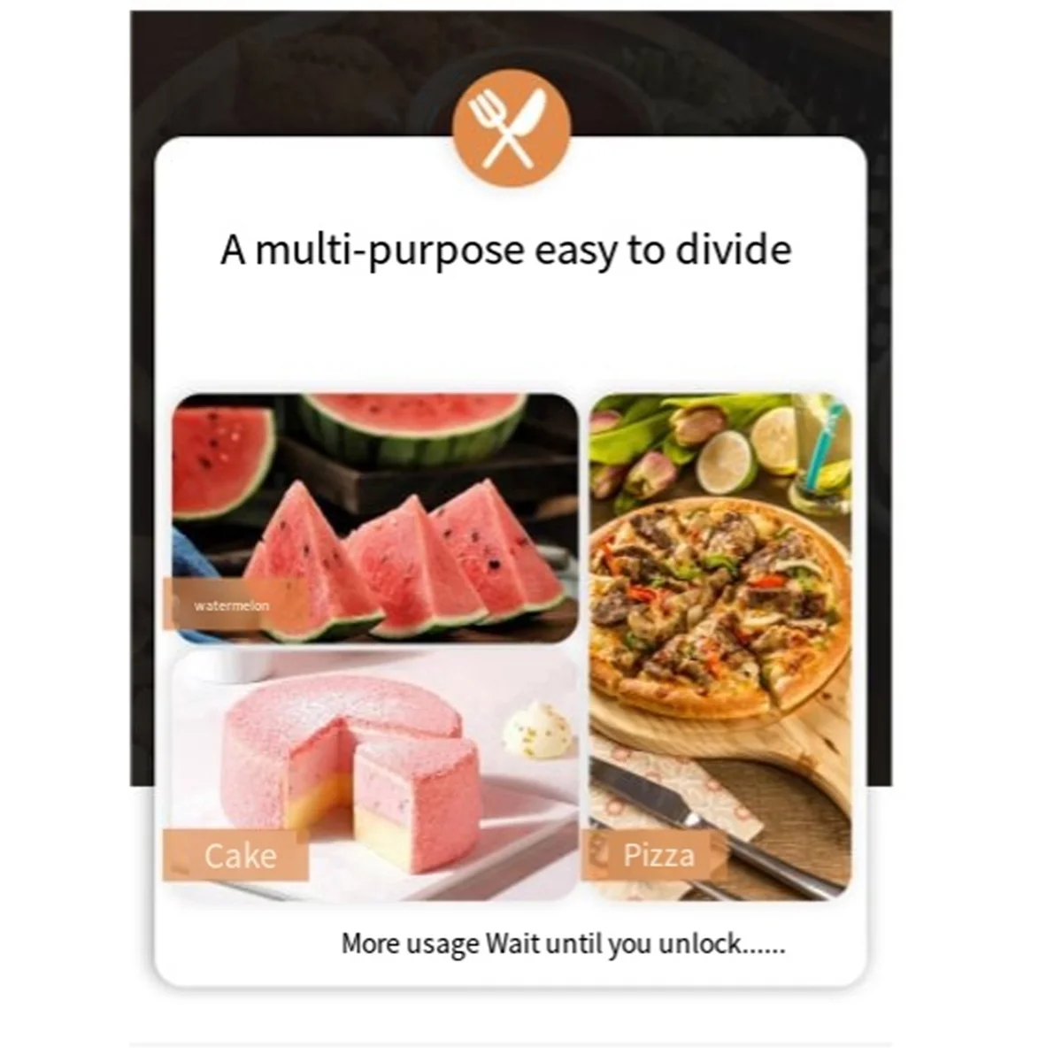 Stainless Steel Pie Cutter 8-Slice Pie Cutter Creates Beautifully Uniform Slices of Pie HY